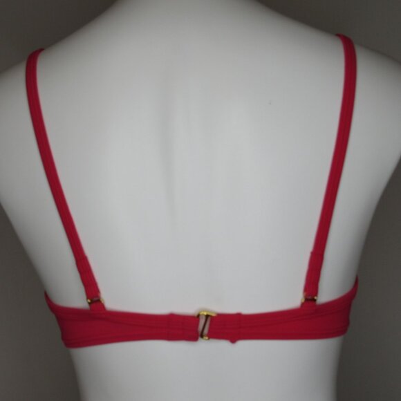 Victoria's Secret Y2K Salmon Pink Bikini Top Women's 34C Medium - Picture 3 of 8